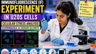 Thumbnail: Immunofluorescence (IF) for Cellular Stress Analysis in U2OS Cells | Clotrimazole & Sodium Selenite