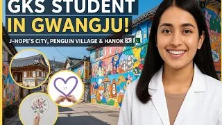 Thumbnail: ​J-HOPE'S CITY VLOG! 💜 | A Day in Gwangju as a GKS Student (Penguin Village & Hanok) 🇰🇷🇵🇰