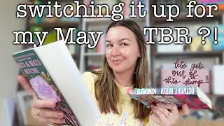 Thumbnail: switching up how I pick my May TBR 🌟 monthly TBR to get out of this reading slump!!!