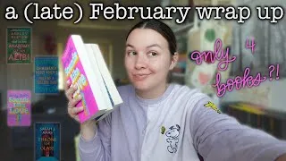 Thumbnail: The 4 Books I Read in February & March TBR 📖 chatty reading wrap up with 4 different genres!! 