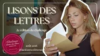 Thumbnail: LISONS DES LETTRES || édition 2026 💌