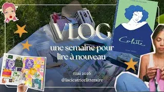 Thumbnail: WEEKLY VLOG || une semaine pour retrouver goût à la lecture ✨