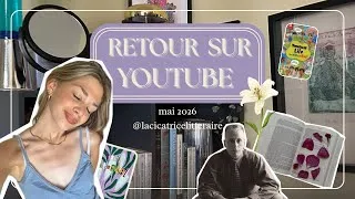 Thumbnail: RETOUR SUR YOUTUBE || update lecture + chit chat de l'année 🌻