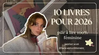 Thumbnail: 10 LIVRES POUR 2026 | pal 📚