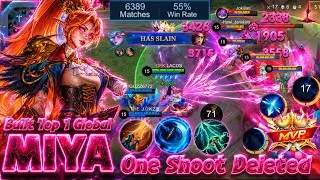 Thumbnail: Built Top 1 Global Built Miya One Shoot Deleted 2 Hero !!   Aggressive Gameplay!! #miya 