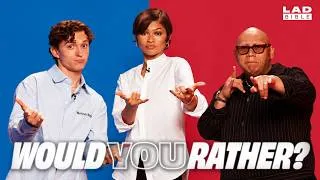 Thumbnail: Tom Holland, Zendaya & Jacob Batalon Play Would You Rather