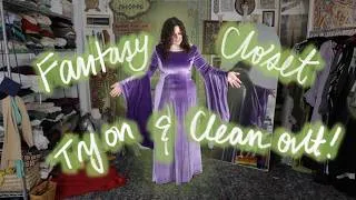Thumbnail: Trying on everything in my Fantasy Closet and trying to let go of some things! | Fantasy Fashion