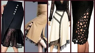 Thumbnail: Trendy viral leather and lace women's skirts for office//Why Every Woman Needs a Viral Leather Skirt
