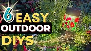 Thumbnail: These Garden Crafts Look Expensive | Solar Lights, Markers & More!