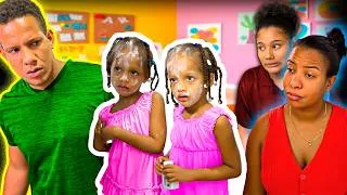 Thumbnail: Ella cría sola a sus NIÑAS MELLIZAS... ¿Y su padre?... ¡BIEN GRACIAS!