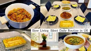 Thumbnail: Slow Living Silent Daily Routine in UK 💕| Hosting Guests for Dinner | Peri Peri Chicken Rice ￼