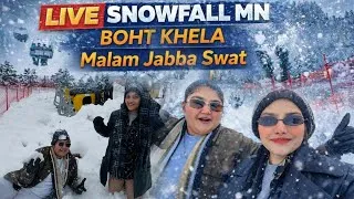 Thumbnail: Live SnowFall in Swat // Aj Bohot Enjoy kiya Barf me Nahaliye☃️💨❤️ / Enjoying Snow Like Never Before