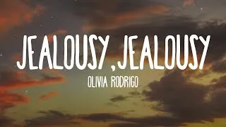Thumbnail: Olivia Rodrigo - jealousy, jealousy (Lyrics)