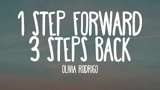 Thumbnail: Olivia Rodrigo - 1 step forward, 3 steps back (Lyrics)