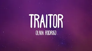 Thumbnail: Olivia Rodrigo - traitor (Lyrics)