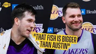 Thumbnail: Austin and Luka’s Most HILARIOUS Presser Moments
