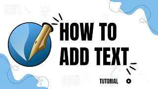 Thumbnail: How to add text in scribus