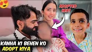 Thumbnail: Kanha ki Behen bhi ab Hamare Sath Rahegi, bohot Khush ho gaya Rakhi par dekhkar