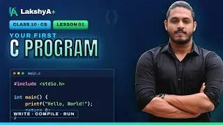 Thumbnail: Video - 1 : Writing the first C program