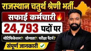 Thumbnail: Rajasthan 4th Grade New Vacancy 2026🔥| Rajasthan New Vacancy 2026 | Rajasthan Safai Karmchari Bharti