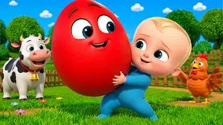 Thumbnail: Humpty Dumpty on the farm |+Compilation | Lala Loops Kids Songs & Nursery Rhymes