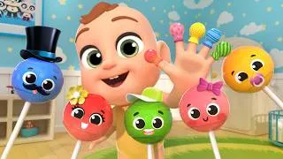 Thumbnail: Baby Plays with Lollipops! | Finger Family +More Lalafun Nursery Rhymes