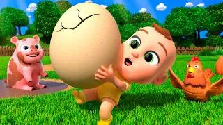 Thumbnail: Humpty Dumpty Sat on a Wall (Farm Version) | Lalafun Nursery Rhymes