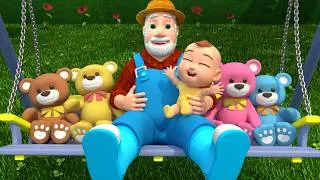 Thumbnail: Oh No! Baby Lala’s Teddy Bear Fell Off the Swing! 🧸 | Baby songs | Nursery Rhymes & Kids Songs