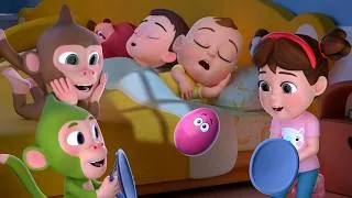 Thumbnail: There Were Ten in the Bed 🛌 | Lalafun Nursery Rhymes & Kids Songs