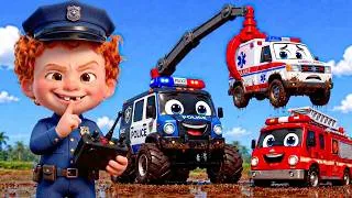 Thumbnail: Bus Got a Boo Boo + Wheels on the Bus | Kids Learn Safety 💕 3D Kids Songs & Nursery Rhymes