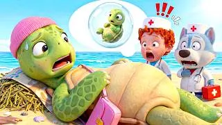 Thumbnail: Poor Turtle! Little Jack Saved Her From The Beach! 💕 3D Kids Songs & Nursery Rhymes | Lala Tunes