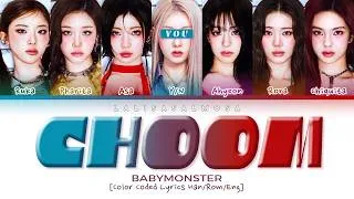 Thumbnail: BABYMONSTER & YOU AS A MEMBER | CHOOM | Karaoke 7 members version [REQUESTED]