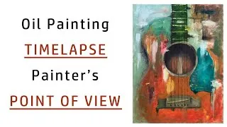 Thumbnail: Oil Painting Time lapse | Abstract Guitar | Painter's Point of View