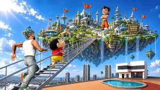 Thumbnail: Franklin Found Bheem Flying House In Indian Bike Driving 3D