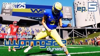Thumbnail: Our Starting QB is Playing For His Job! | EA CFB 25 Team Builder Dynasty | WSU Bison | Ep. 5