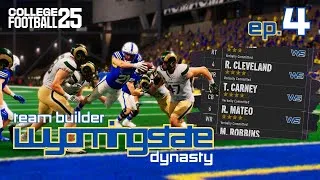 Thumbnail: INCREDIBLE Performance Secures 3 TOP Recruits! | EA CFB 25 Team Builder Dynasty | WSU Bison | Ep. 4