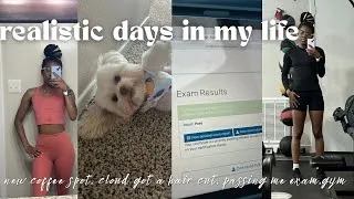 Thumbnail: Couple days in my life: trying a new coffee spot ,cloud appts, passing my ccma exam & gym + more