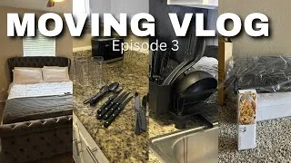 Thumbnail: MOVING SERIES EPISODE 3: packages arriving+ unpacking + grocery shopping & organizing 