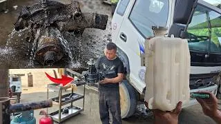 Thumbnail: This Truck Was Losing Coolant Fast! Leaking Water Pump Replacement & New Coolant Reservoir Install