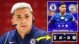 Thumbnail: OMG😱ENZO FERNANDEZ DROPS MASSIVE BOMB ON HIS TRANSFER IN FULHAM 2-3 CHELSEA⚽+ HIS FULL-TIME REACTION