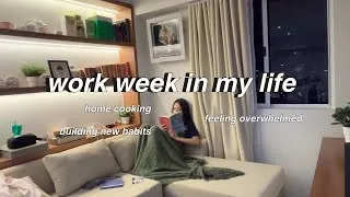 Thumbnail: manila work diaries | building new habits, lots of cooking, feeling overwhelmed