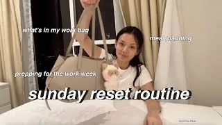 Thumbnail: what's in my work bag (polene cyme), meal planning,  skincare routine, how i prep for the work week