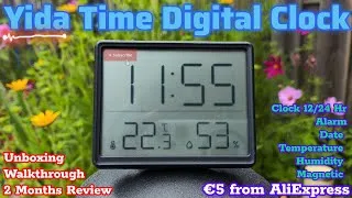 Thumbnail: Yida Time Digital Alarm Clock: Unboxing, Walkthrough and 2 Months Review. Not That Bad