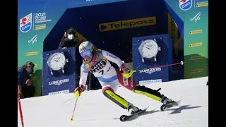 Thumbnail: Slalom Männer 21.3.2021 Lenzerheide der 2.Lauf / Men's slalom 3 21 2021 the 2nd run complete HD