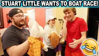 Thumbnail: STUART LITTLE WANTS TO BOAT RACE!