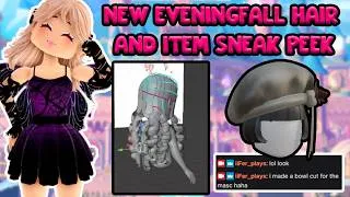 Thumbnail: NEW EVENINGFALL HAIR And Accessory Sneak Peek Royale High