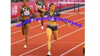 Thumbnail: 51.90 world record destroyed women's 400m hurdles Sydney McLaughlin.