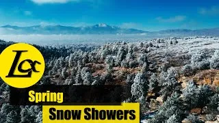 Thumbnail: Check out this beautiful Spring Snow shower: Drone footage