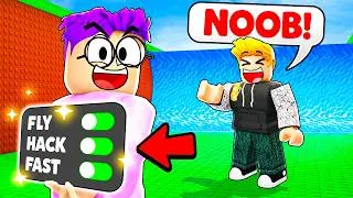 Thumbnail: Trolling My BEST FRIEND with ADMIN COMMANDS in Escape Tsunami for Brainrots...!?