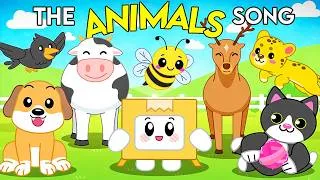Thumbnail: The Animals Song! 🎵🐮 (Cow vs. Bee, Lion vs. Dolphin, Frog vs. Penguin!) | LankyBox Music Video!